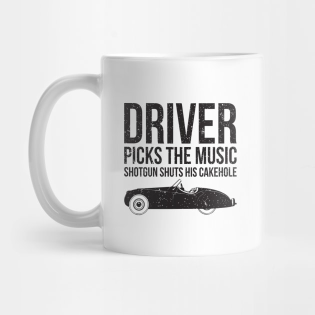 Driver Picks The Music Funny Quote by RedYolk